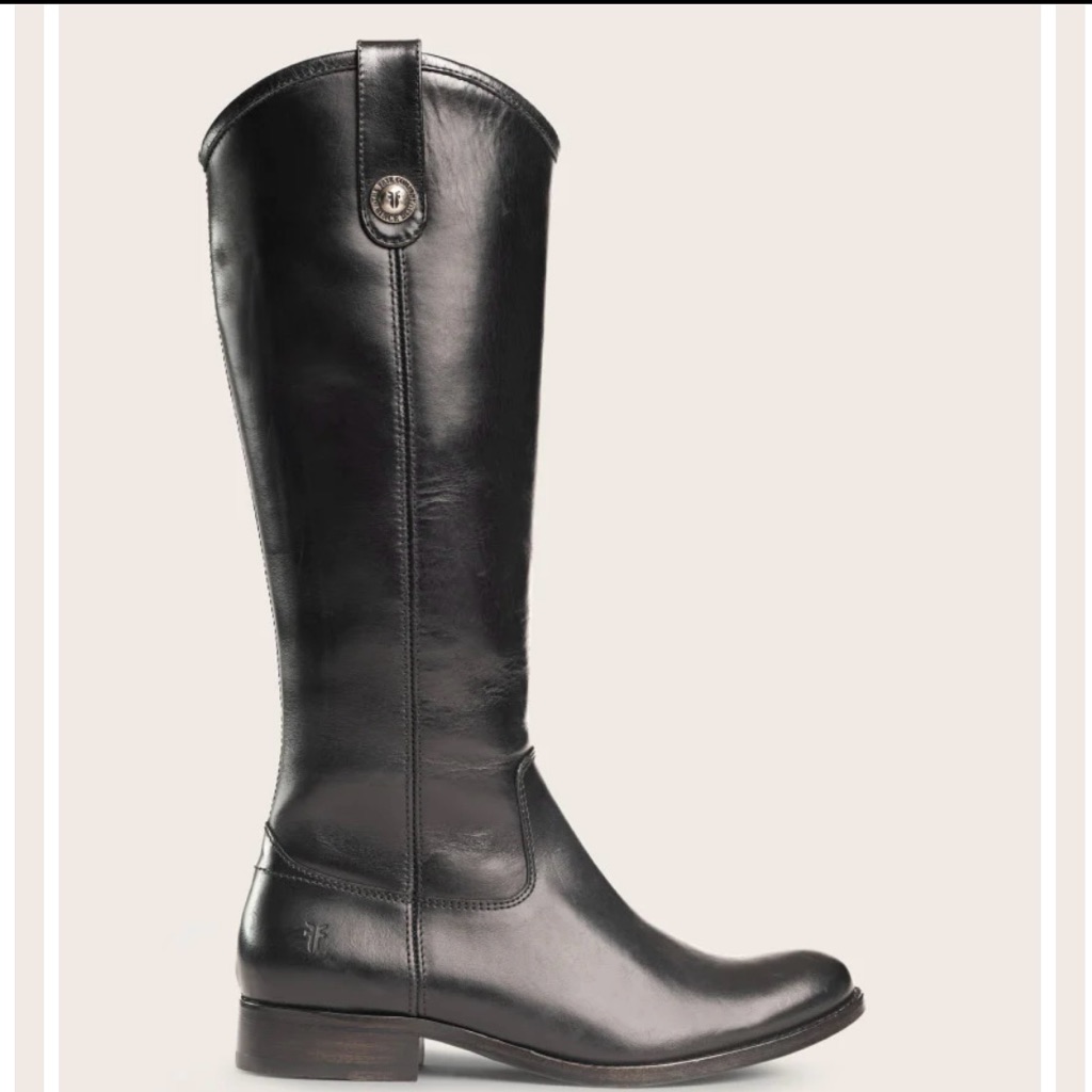 Frye Black Tall Boots New In Box